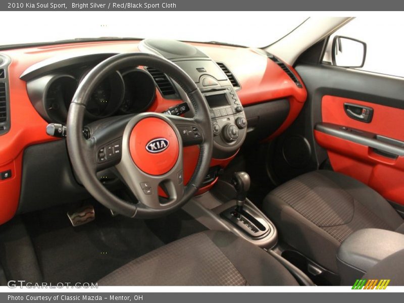 Dashboard of 2010 Soul Sport
