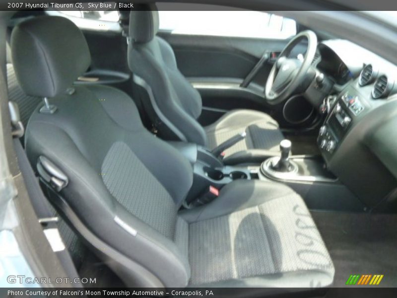  2007 Tiburon GS Black Interior