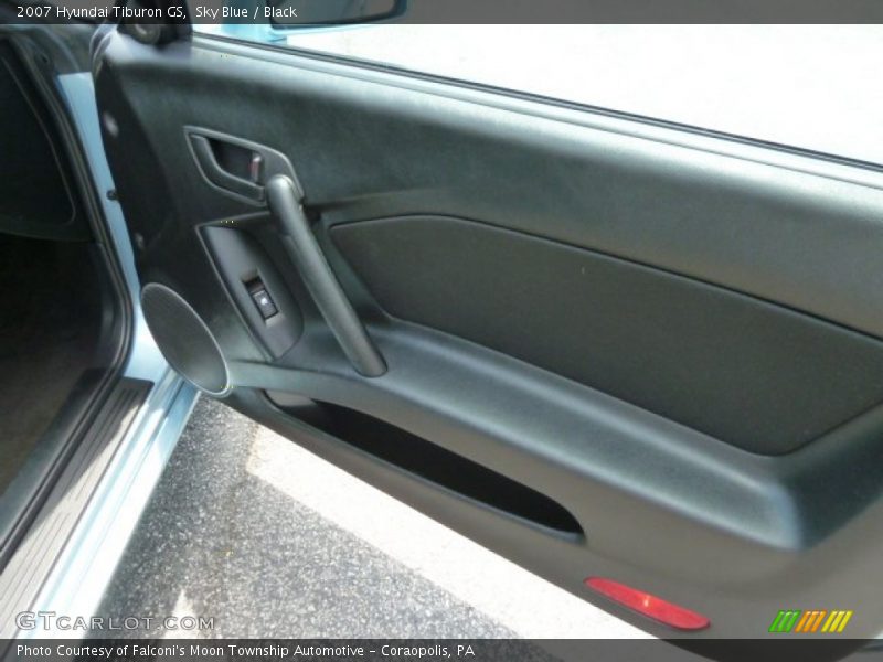Sky Blue / Black 2007 Hyundai Tiburon GS