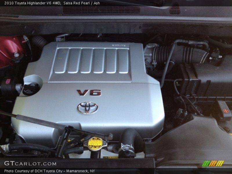 Salsa Red Pearl / Ash 2010 Toyota Highlander V6 4WD
