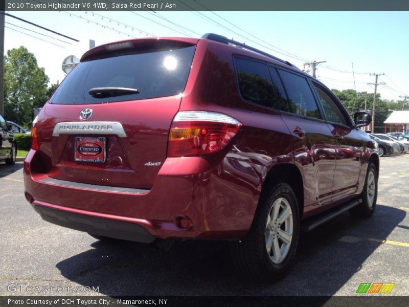 Salsa Red Pearl / Ash 2010 Toyota Highlander V6 4WD