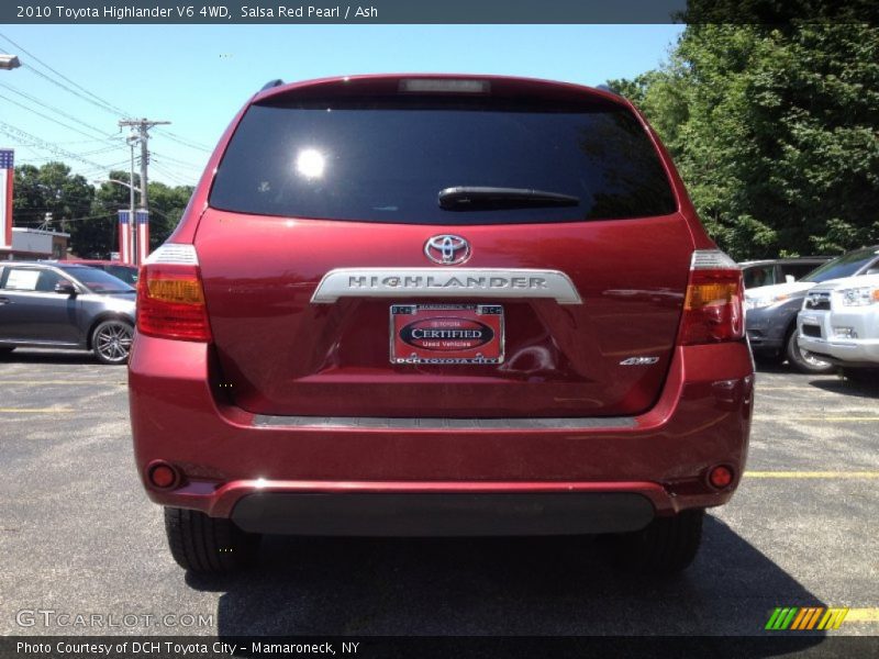 Salsa Red Pearl / Ash 2010 Toyota Highlander V6 4WD