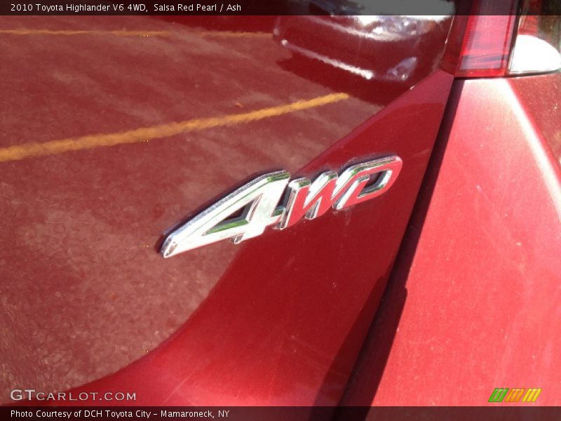 Salsa Red Pearl / Ash 2010 Toyota Highlander V6 4WD