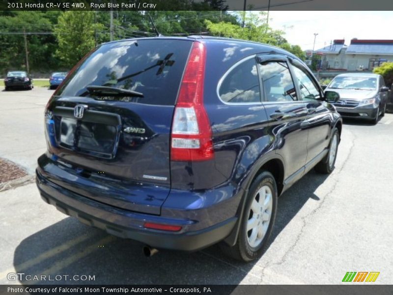 Royal Blue Pearl / Gray 2011 Honda CR-V SE 4WD