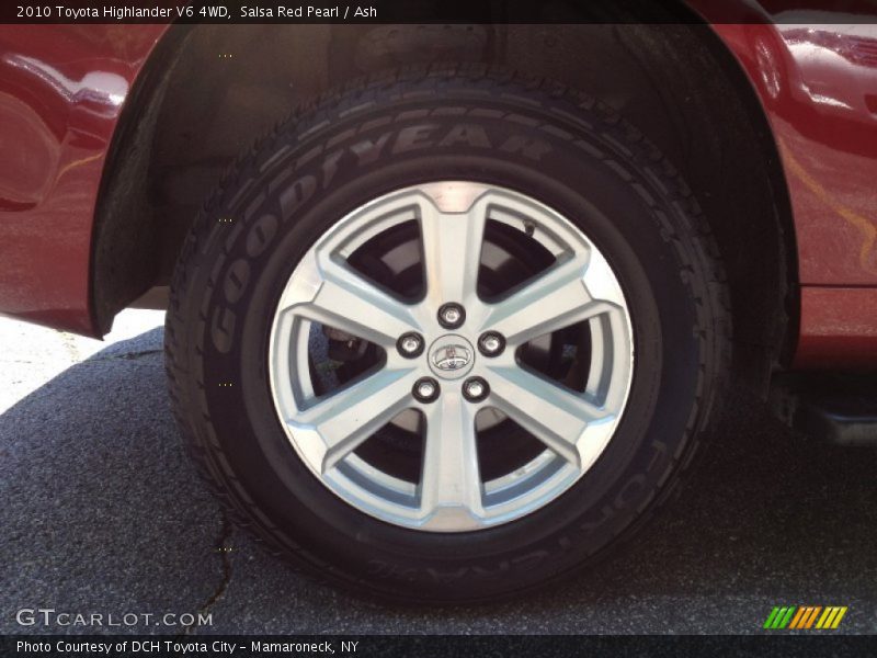 Salsa Red Pearl / Ash 2010 Toyota Highlander V6 4WD