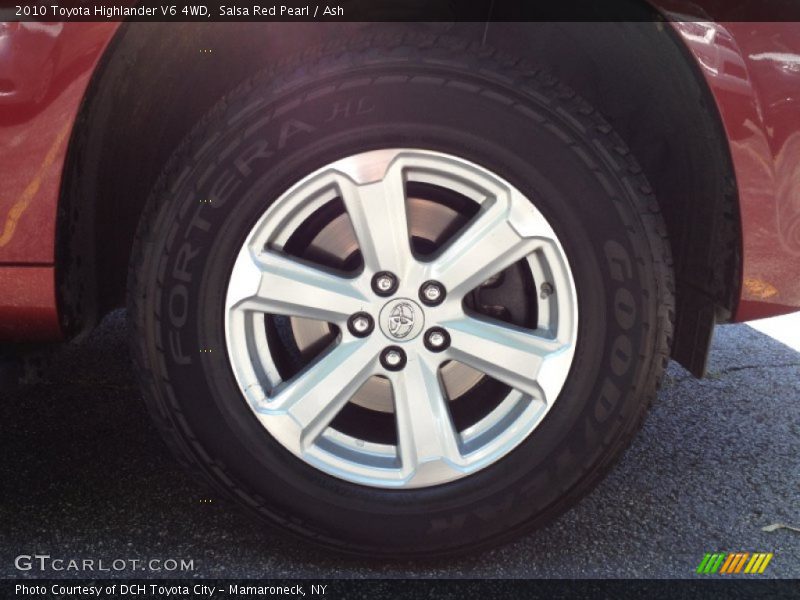Salsa Red Pearl / Ash 2010 Toyota Highlander V6 4WD