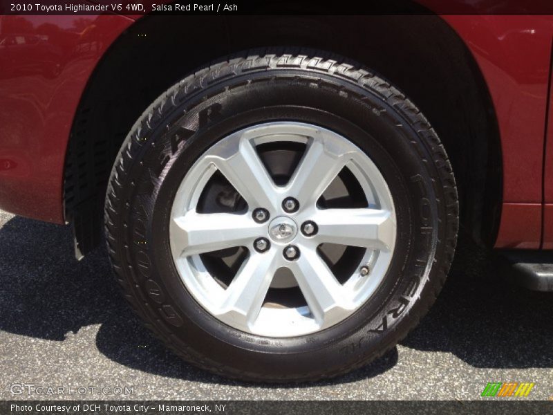 Salsa Red Pearl / Ash 2010 Toyota Highlander V6 4WD