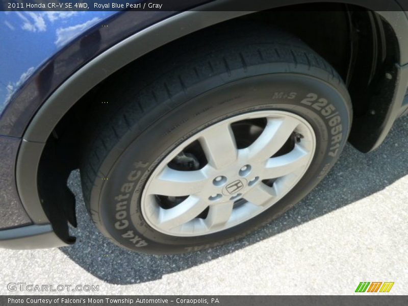Royal Blue Pearl / Gray 2011 Honda CR-V SE 4WD