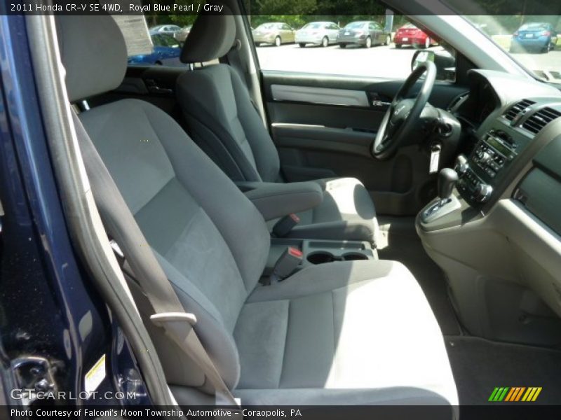 Royal Blue Pearl / Gray 2011 Honda CR-V SE 4WD
