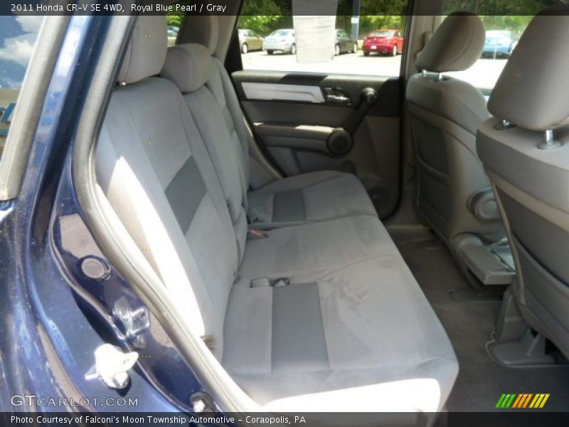 Royal Blue Pearl / Gray 2011 Honda CR-V SE 4WD