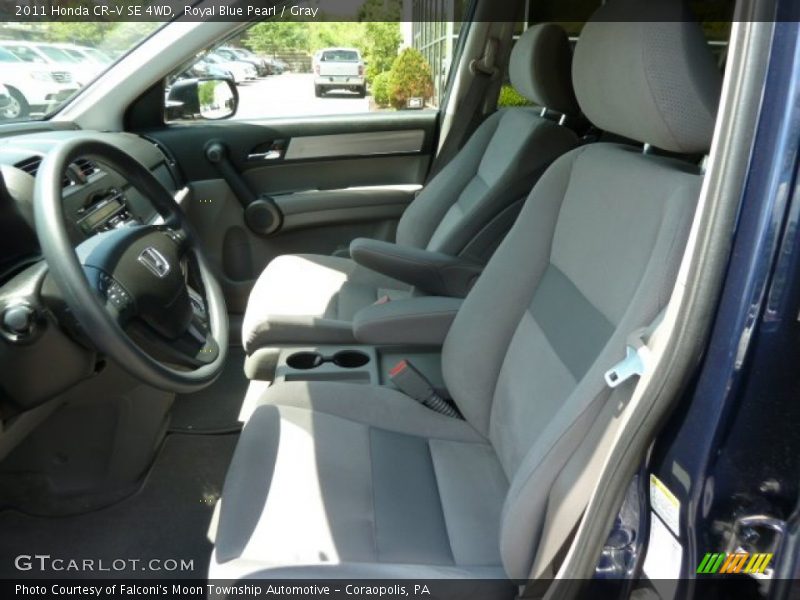 Royal Blue Pearl / Gray 2011 Honda CR-V SE 4WD