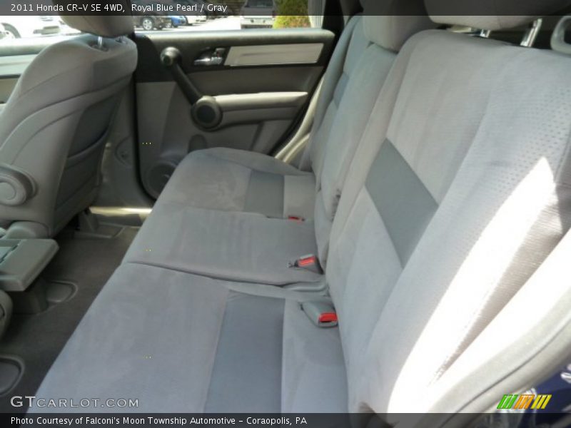 Royal Blue Pearl / Gray 2011 Honda CR-V SE 4WD