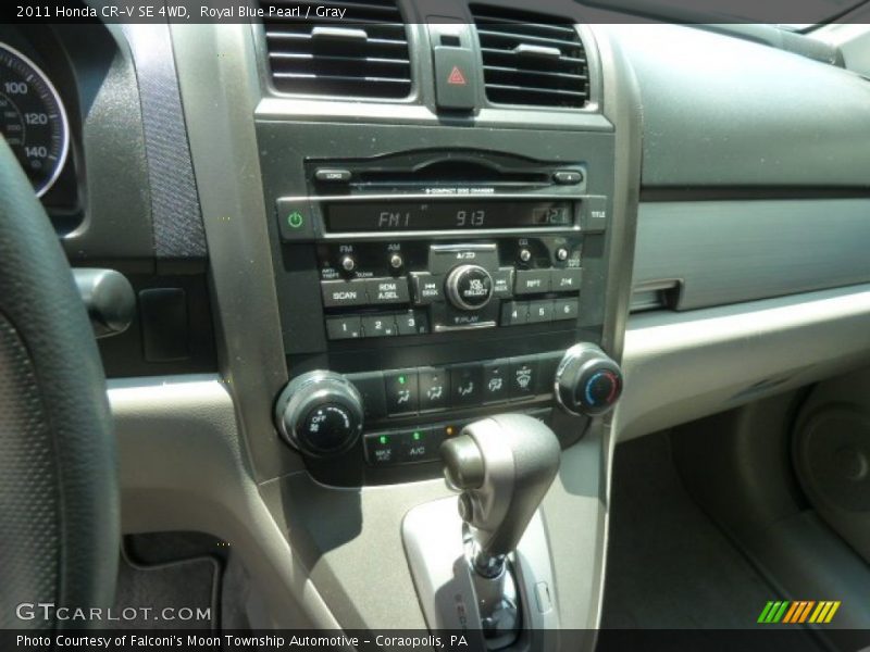 Royal Blue Pearl / Gray 2011 Honda CR-V SE 4WD