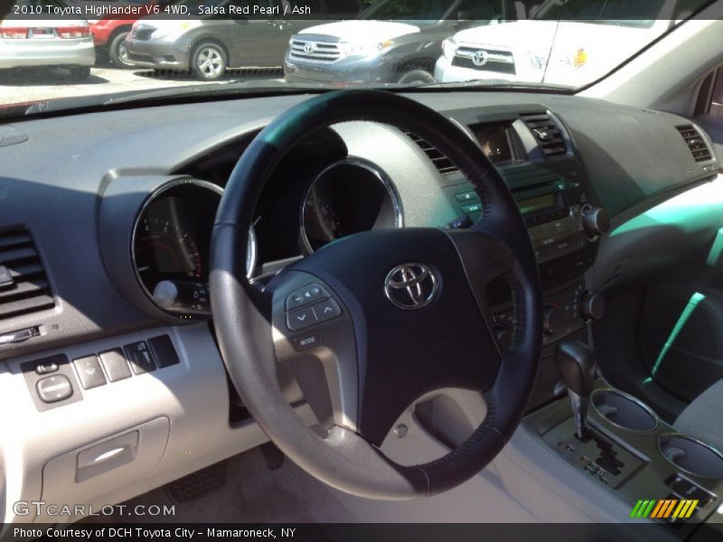 Salsa Red Pearl / Ash 2010 Toyota Highlander V6 4WD
