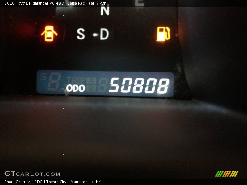 Salsa Red Pearl / Ash 2010 Toyota Highlander V6 4WD