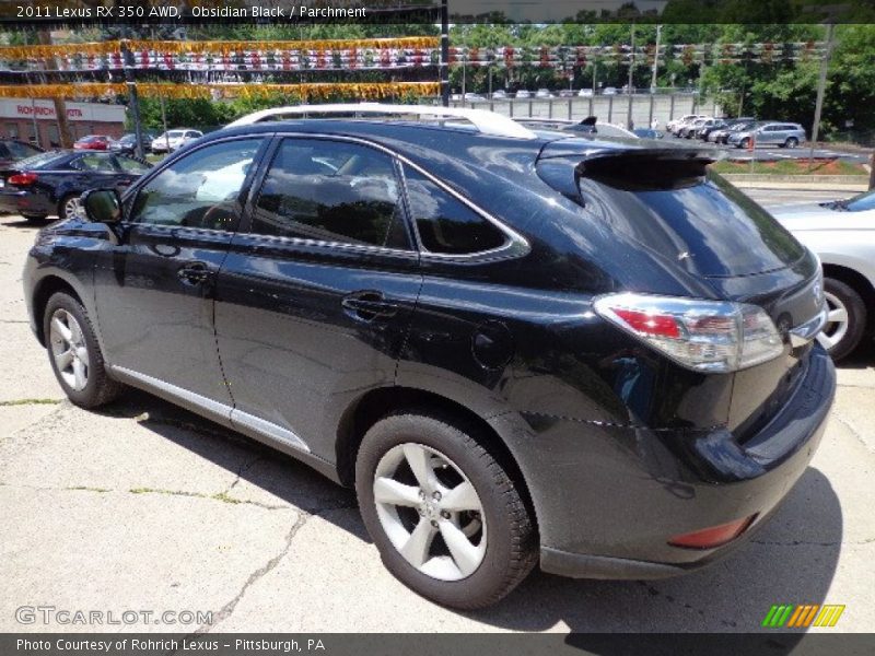 Obsidian Black / Parchment 2011 Lexus RX 350 AWD
