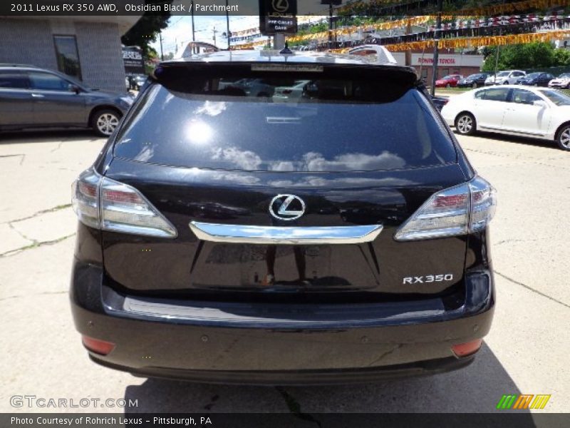 Obsidian Black / Parchment 2011 Lexus RX 350 AWD