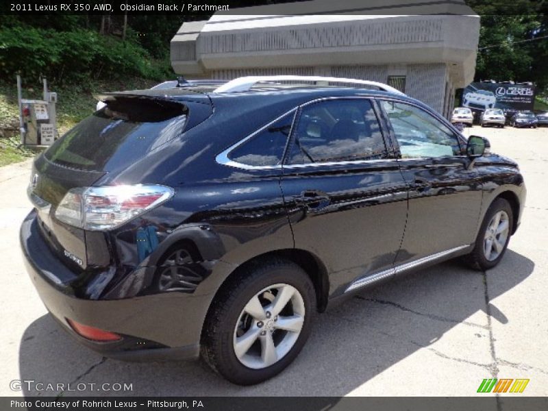 Obsidian Black / Parchment 2011 Lexus RX 350 AWD