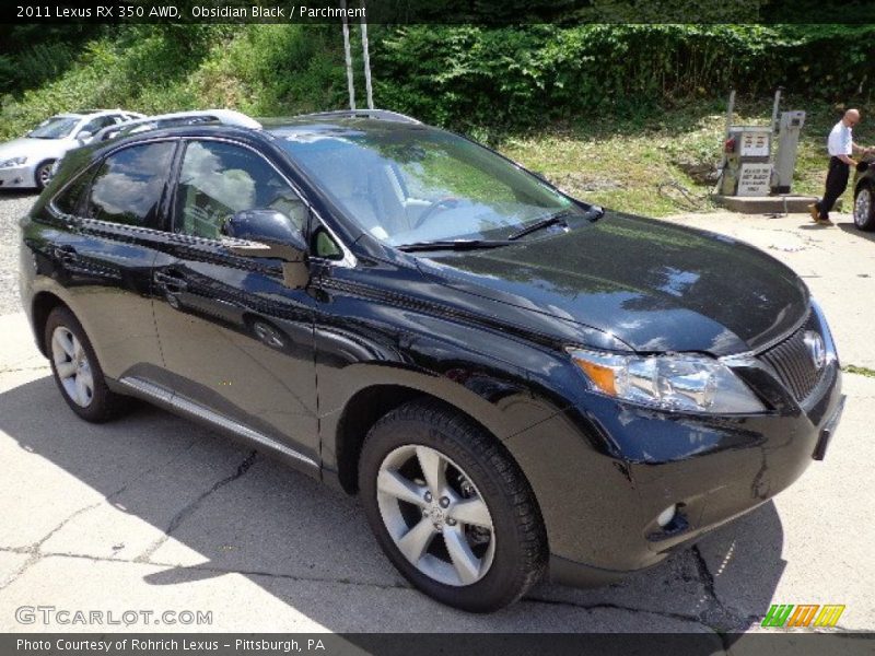 Obsidian Black / Parchment 2011 Lexus RX 350 AWD