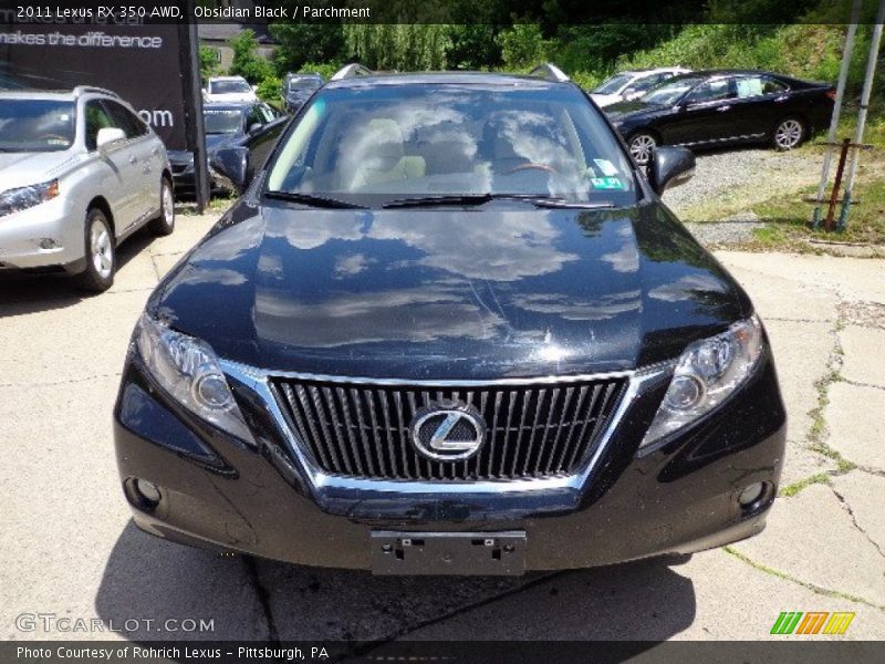 Obsidian Black / Parchment 2011 Lexus RX 350 AWD