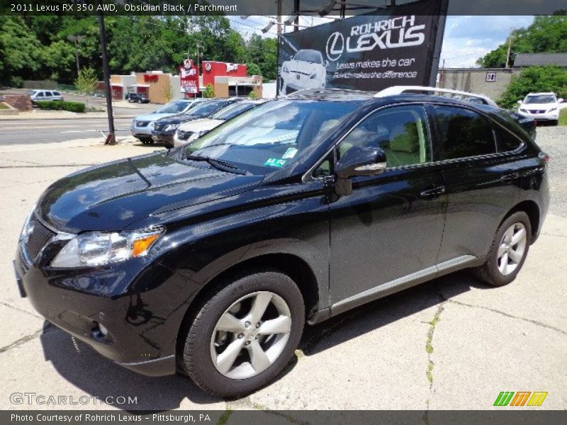 Obsidian Black / Parchment 2011 Lexus RX 350 AWD