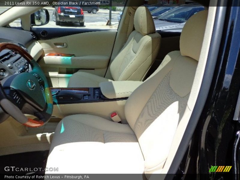 Obsidian Black / Parchment 2011 Lexus RX 350 AWD