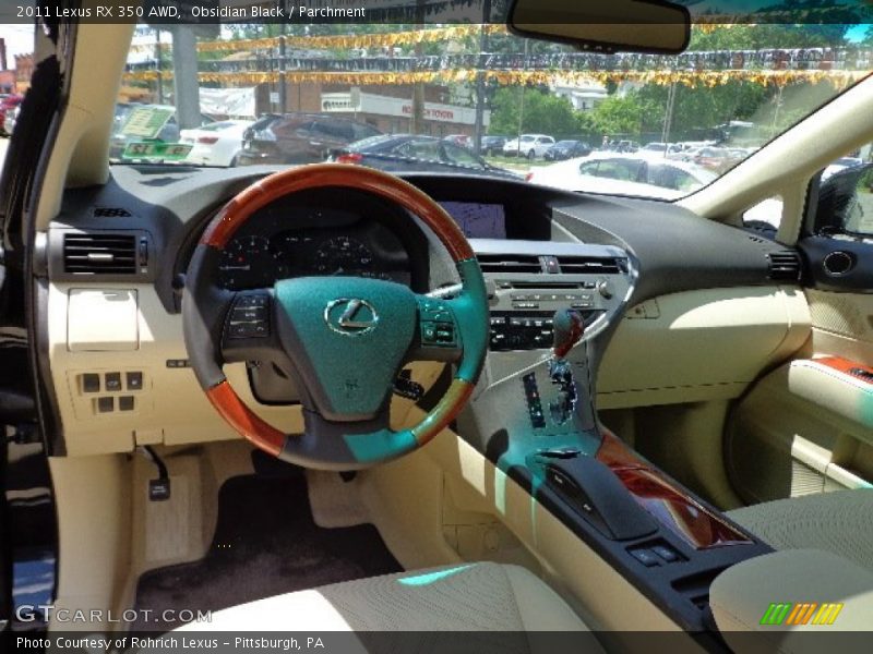 Obsidian Black / Parchment 2011 Lexus RX 350 AWD