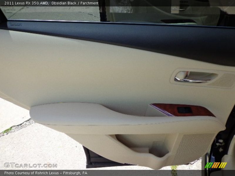 Obsidian Black / Parchment 2011 Lexus RX 350 AWD