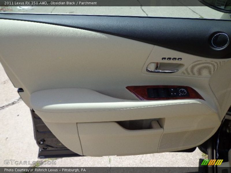 Obsidian Black / Parchment 2011 Lexus RX 350 AWD