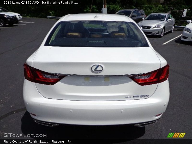 Starfire White Pearl / Flaxen 2013 Lexus GS 350 AWD
