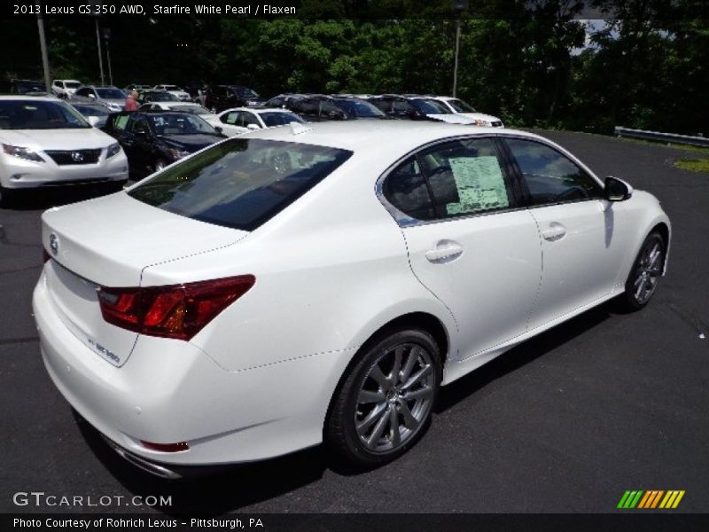 Starfire White Pearl / Flaxen 2013 Lexus GS 350 AWD