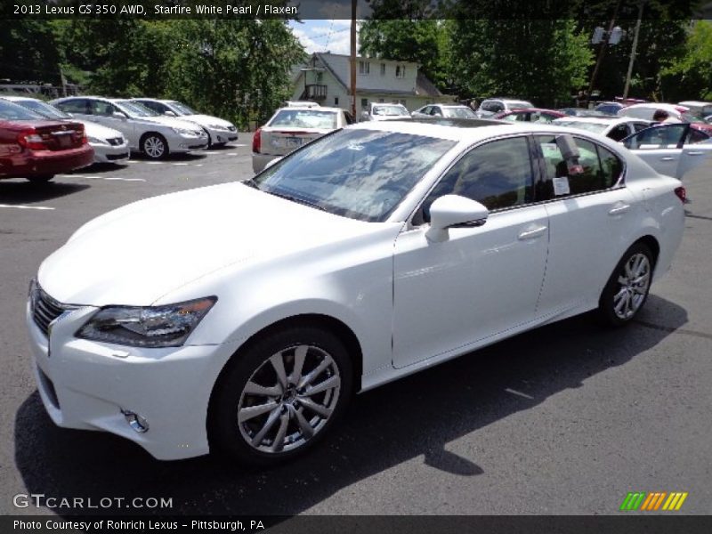 Starfire White Pearl / Flaxen 2013 Lexus GS 350 AWD