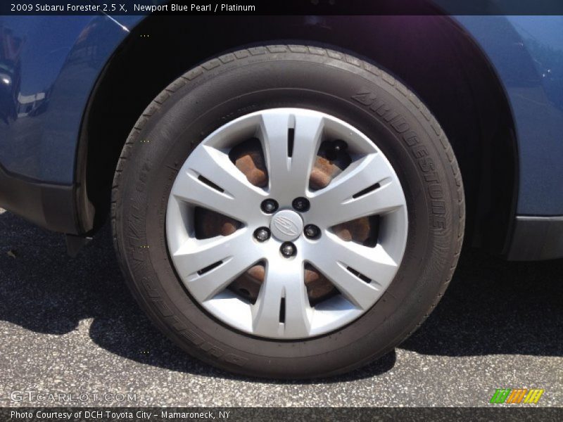 Newport Blue Pearl / Platinum 2009 Subaru Forester 2.5 X