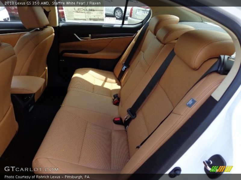 Starfire White Pearl / Flaxen 2013 Lexus GS 350 AWD