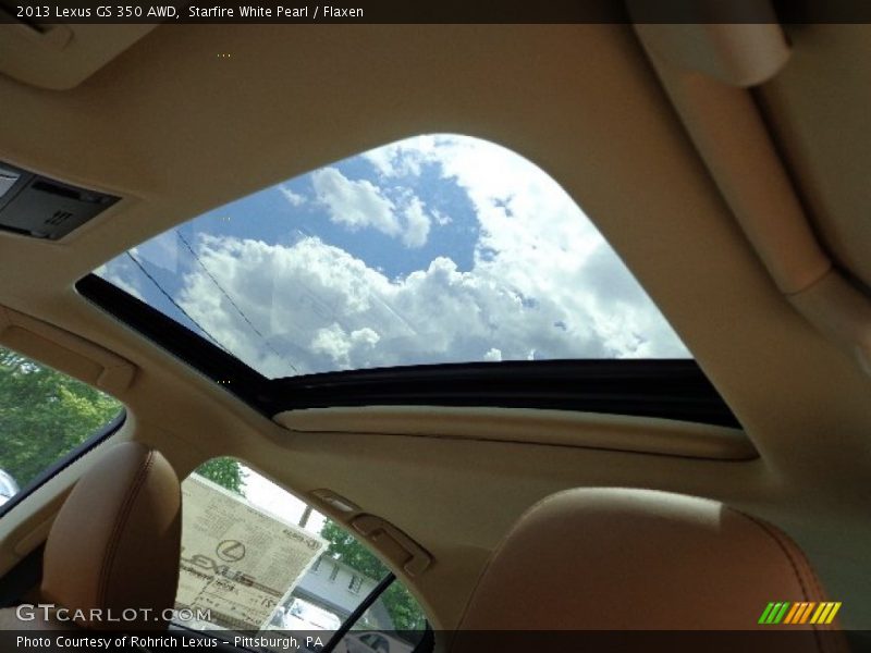 Starfire White Pearl / Flaxen 2013 Lexus GS 350 AWD