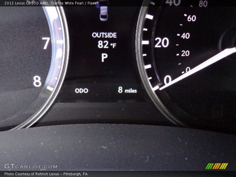 Starfire White Pearl / Flaxen 2013 Lexus GS 350 AWD