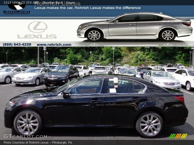 Obsidian Black / Flaxen 2013 Lexus GS 350 AWD