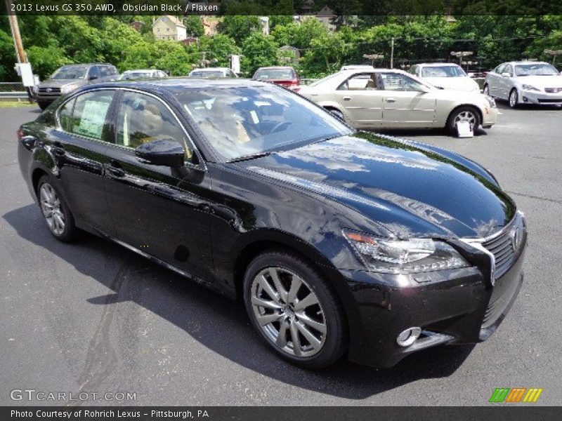 Obsidian Black / Flaxen 2013 Lexus GS 350 AWD
