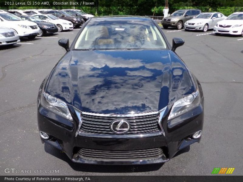 Obsidian Black / Flaxen 2013 Lexus GS 350 AWD