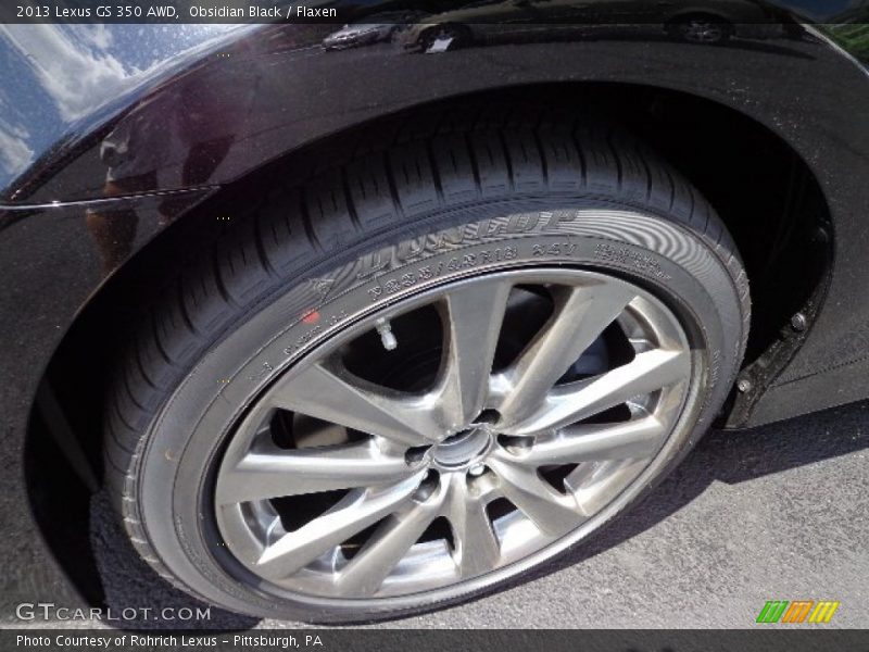Obsidian Black / Flaxen 2013 Lexus GS 350 AWD
