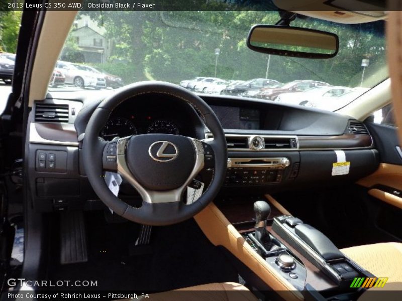 Obsidian Black / Flaxen 2013 Lexus GS 350 AWD