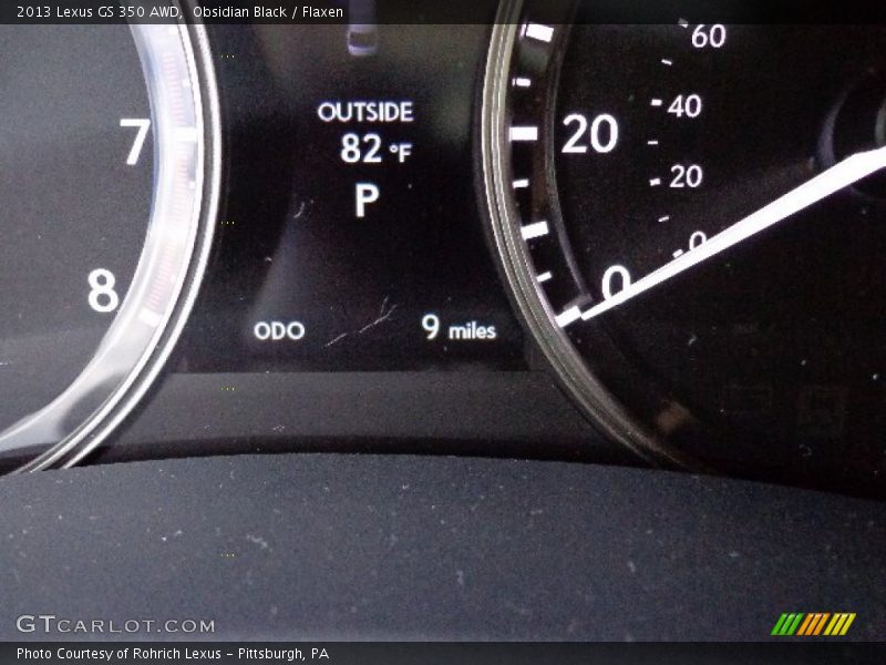 Obsidian Black / Flaxen 2013 Lexus GS 350 AWD