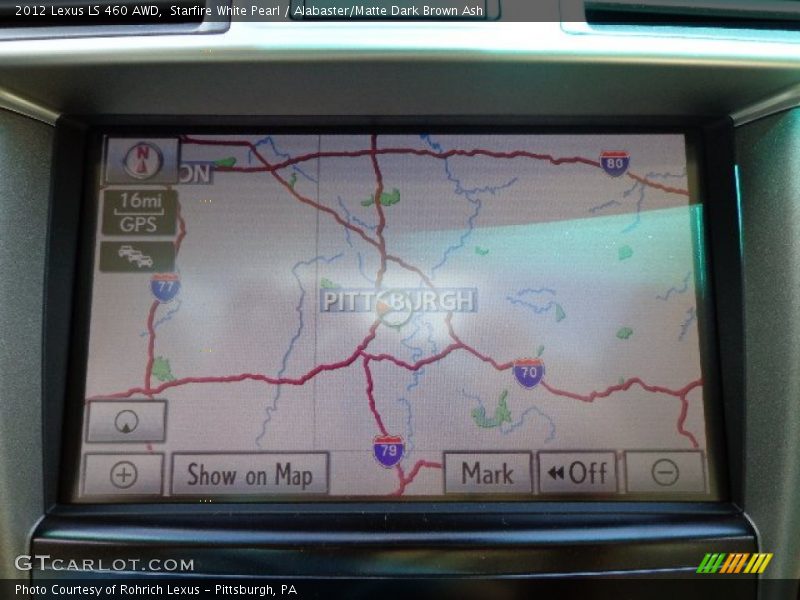 Starfire White Pearl / Alabaster/Matte Dark Brown Ash 2012 Lexus LS 460 AWD