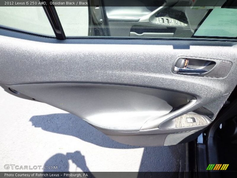 Obsidian Black / Black 2012 Lexus IS 250 AWD