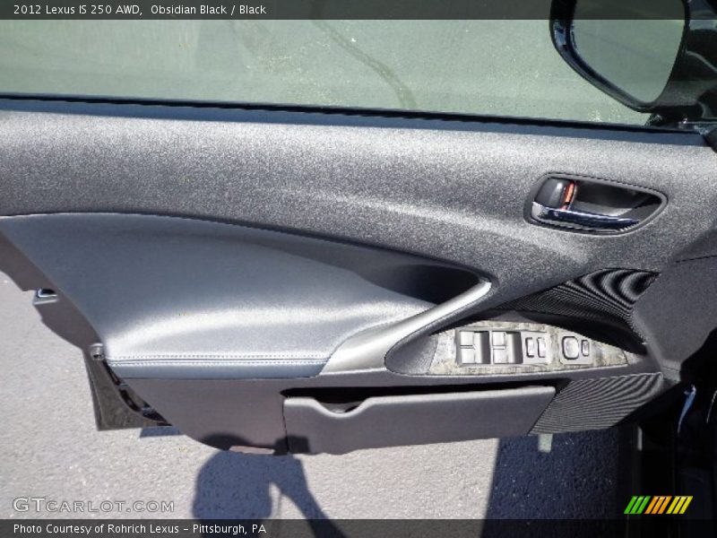 Obsidian Black / Black 2012 Lexus IS 250 AWD