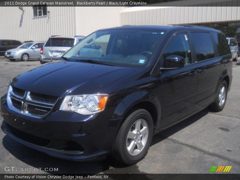 Blackberry Pearl / Black/Light Graystone 2011 Dodge Grand Caravan Mainstreet