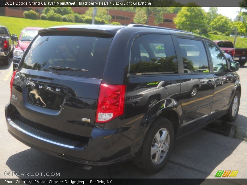 Blackberry Pearl / Black/Light Graystone 2011 Dodge Grand Caravan Mainstreet