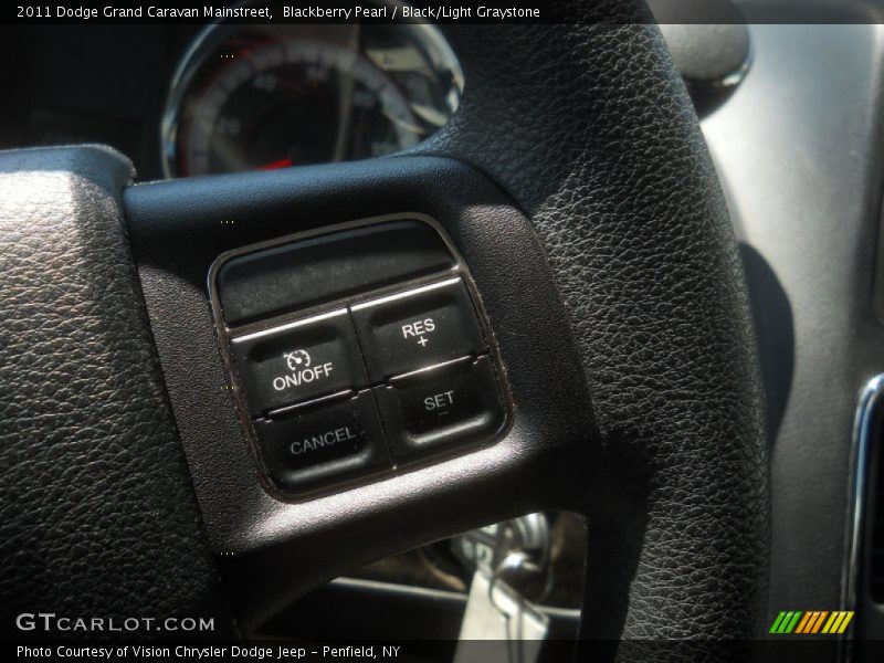 Blackberry Pearl / Black/Light Graystone 2011 Dodge Grand Caravan Mainstreet