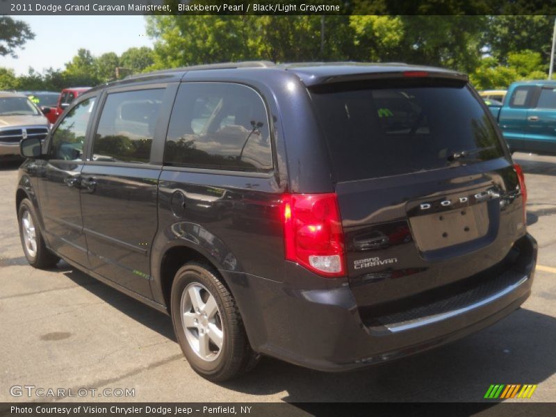 Blackberry Pearl / Black/Light Graystone 2011 Dodge Grand Caravan Mainstreet