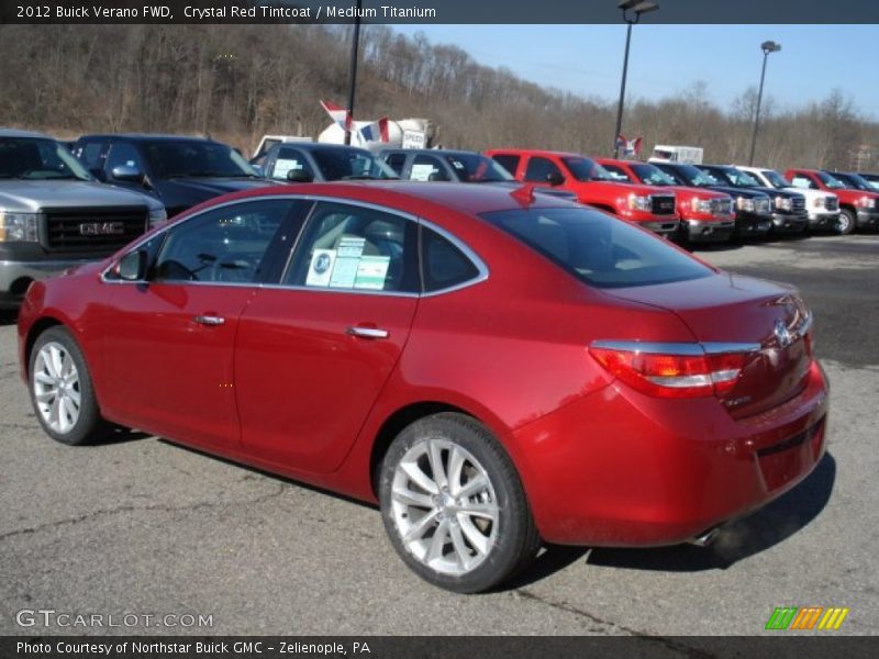 Crystal Red Tintcoat / Medium Titanium 2012 Buick Verano FWD
